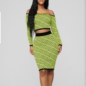 Change your mind set Neon Green/Black